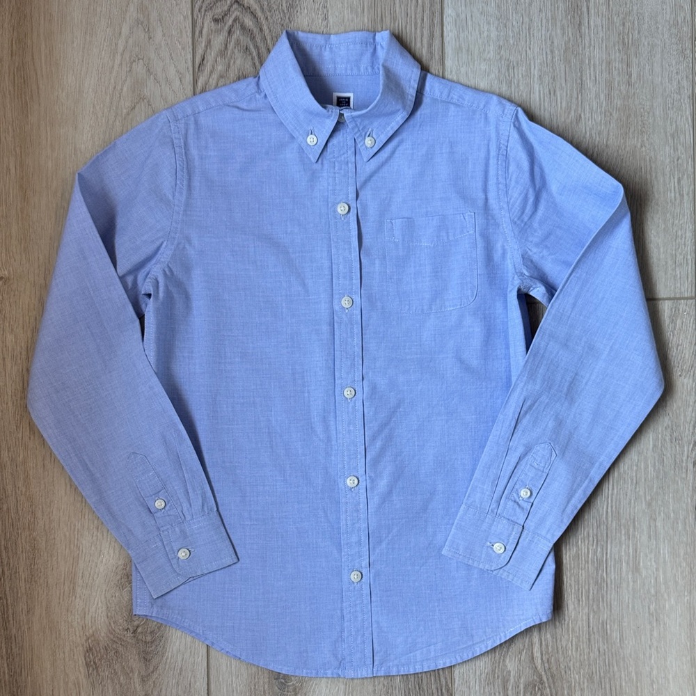 Janie and Jack Light Blue Casual Button-Down Shirt